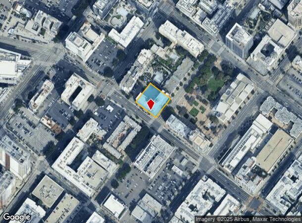 605 W Olympic Blvd, Los Angeles, CA Parcel Map