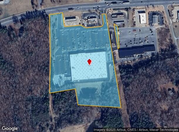  201 Montgomery Xing, Biscoe, NC Parcel Map