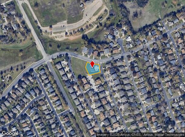 2200 Creekside Ln, Georgetown, TX Parcel Map