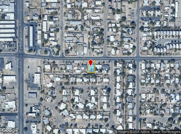  872 E Glenn St, Tucson, AZ Parcel Map