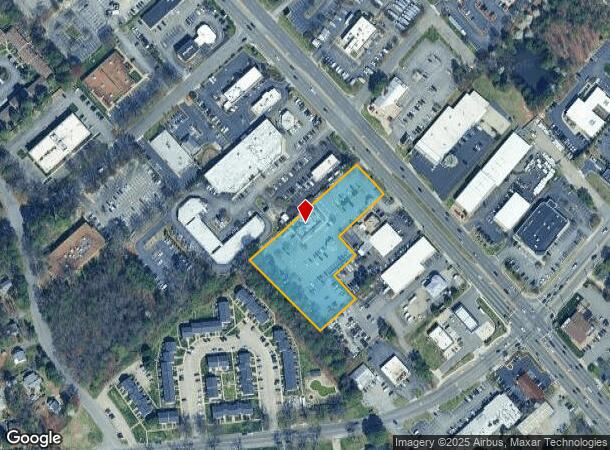 7917 W Broad St, Henrico, VA Parcel Map