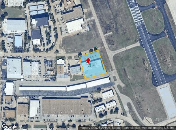  4308 Wiley Post Rd, Addison, TX Parcel Map