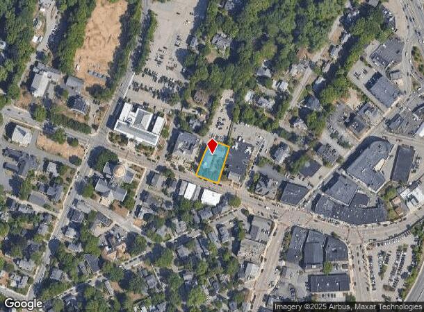  619 High St, Dedham, MA Parcel Map