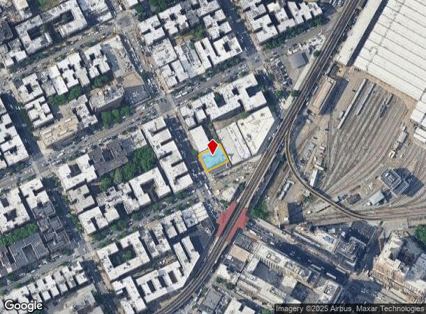 515 W 207Th St, New York, NY Parcel Map