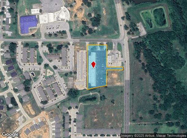  1063 N Harrah Rd, Harrah, OK Parcel Map