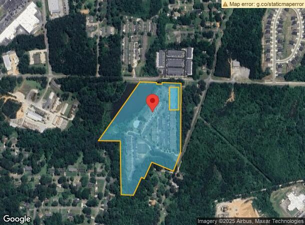  717 Burns Rd, Carrollton, GA Parcel Map