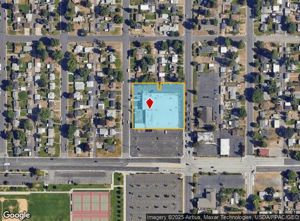  4726 N Oak St, Spokane, WA Parcel Map