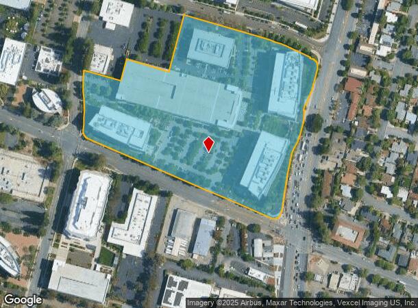 505 N Mathilda Ave, Sunnyvale, CA Parcel Map