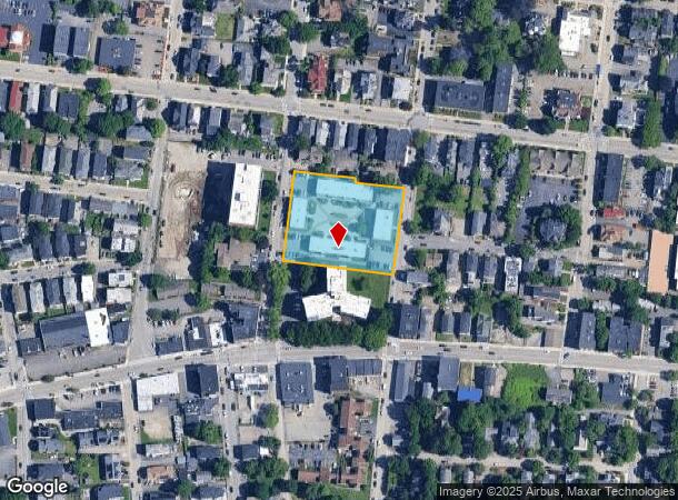 6 Sever St, Worcester, MA Parcel Map