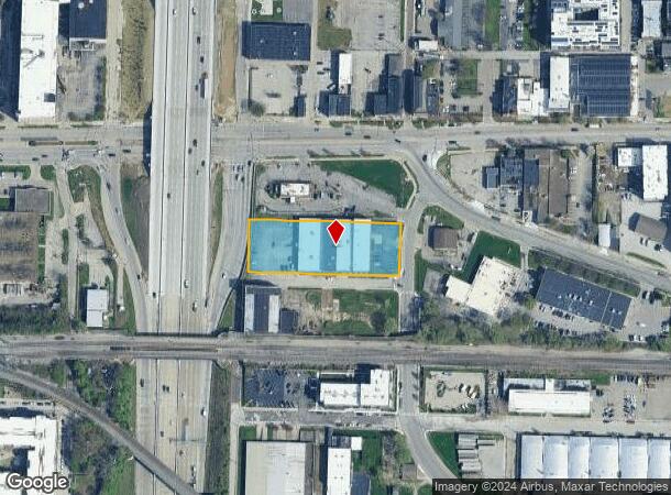  930 Daly St, Indianapolis, IN Parcel Map