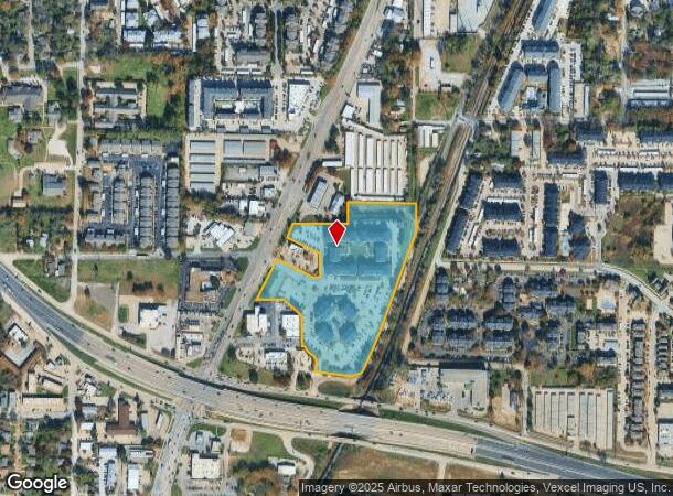 701 Fort Worth Dr, Denton, TX Parcel Map