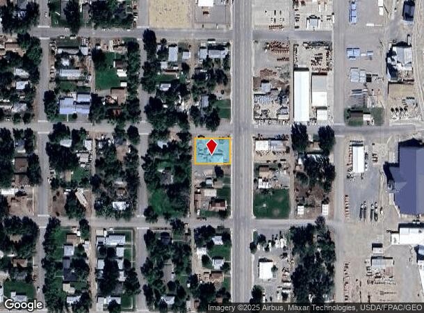 606 S 4Th St, Basin, WY Parcel Map