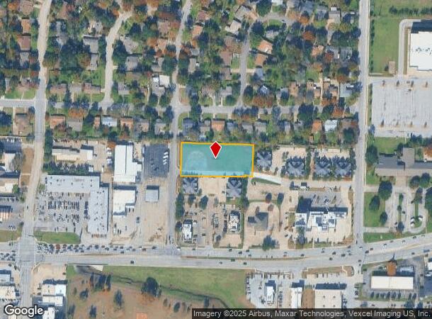  1816 W University Dr, Denton, TX Parcel Map