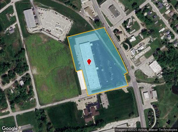 1813 Willow St, Vincennes, IN Parcel Map