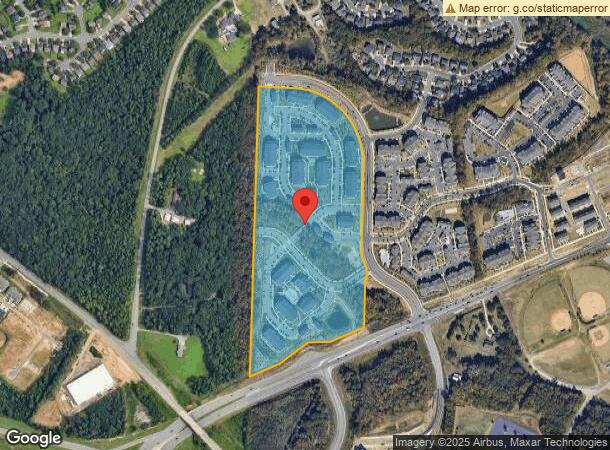  3615 Full Moon Ave, Charlotte, NC Parcel Map