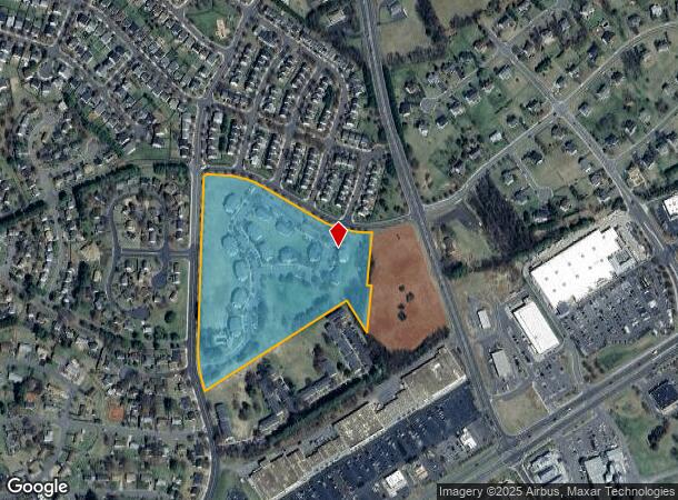 1301 Spring Meadow Ln, Culpeper, VA Parcel Map