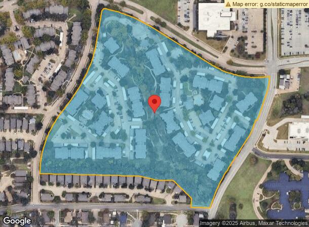  2500 Central Park Blvd, Bedford, TX Parcel Map