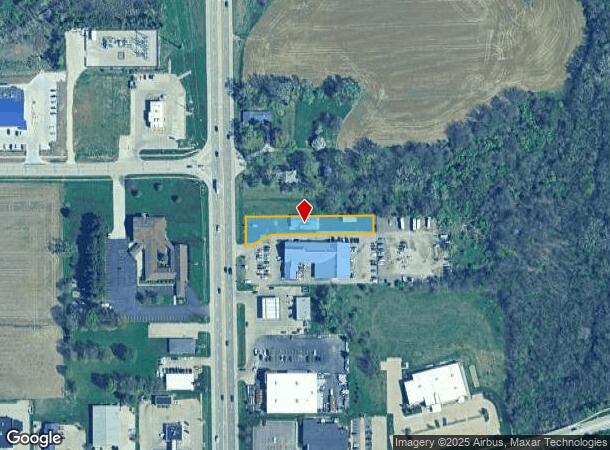 1220 N Main St, Chatham, IL Parcel Map