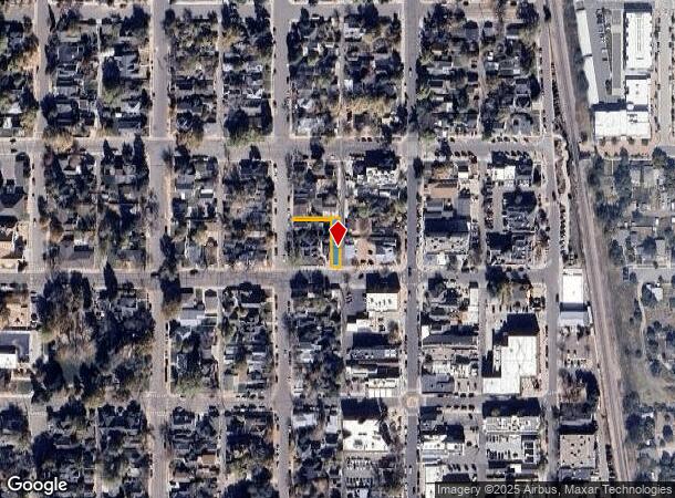  809 Walnut St, Louisville, CO Parcel Map