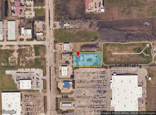  1855 N Main St, Pearland, TX Parcel Map