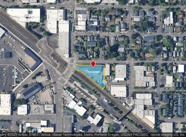  1246 Se Clinton St, Portland, OR Parcel Map