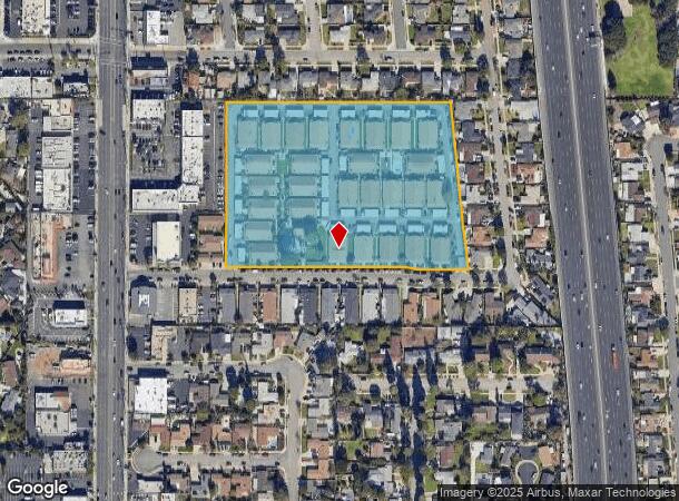  1855 E Rose Ave, Orange, CA Parcel Map