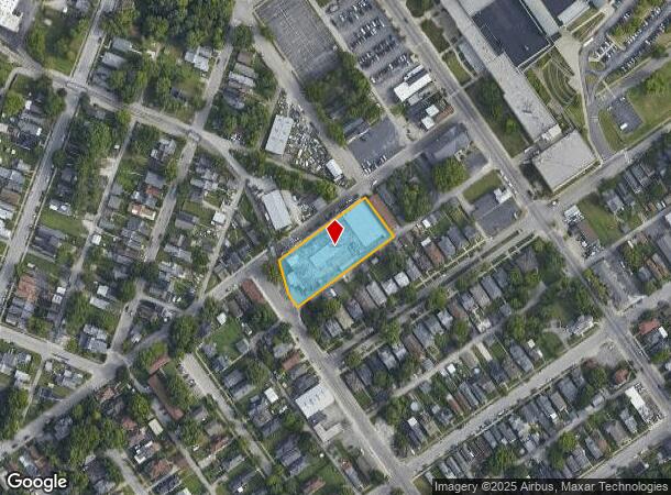  1502 Beeler St, New Albany, IN Parcel Map