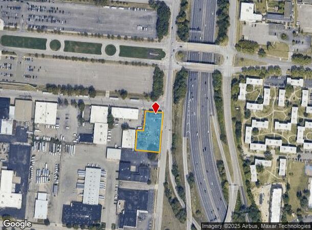 1225 Hopkins St, Cincinnati, OH Parcel Map