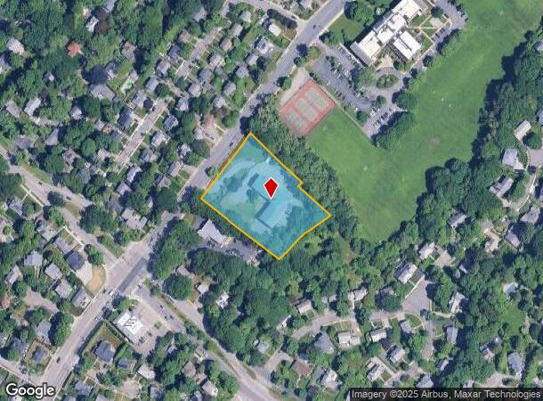 1650 Washington St, West Newton, MA Parcel Map