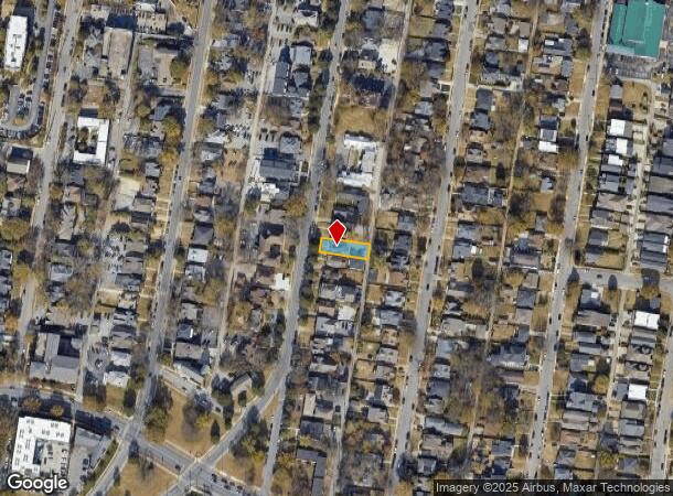  1604 16Th Ave S, Nashville, TN Parcel Map