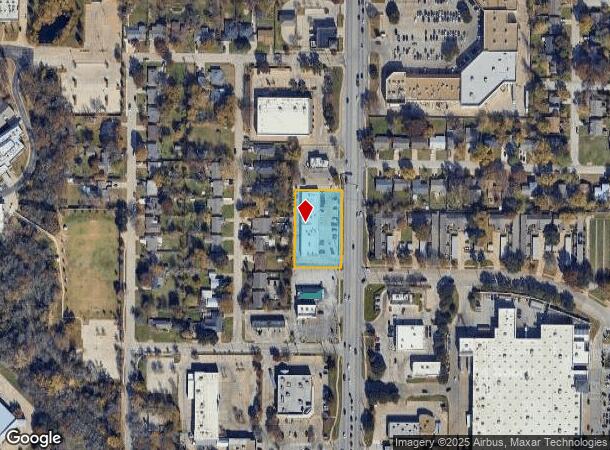  1110 N Collins St, Arlington, TX Parcel Map