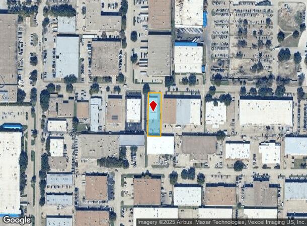  3320 Wiley Post Rd, Carrollton, TX Parcel Map