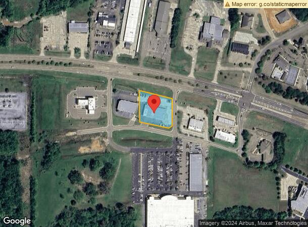  1323 W Government St, Brandon, MS Parcel Map