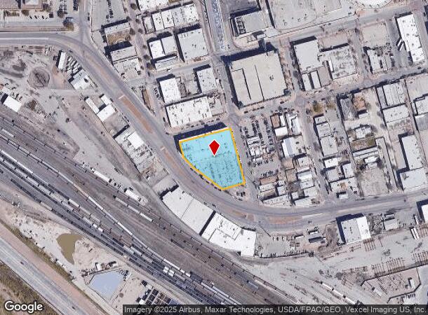 500 W Overland Ave, El Paso, TX Parcel Map
