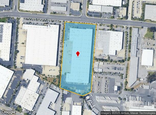 17708 Rowland St, Rowland Heights, CA Parcel Map
