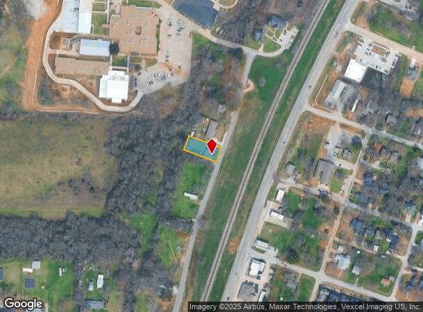  609 W Front St, Argyle, TX Parcel Map