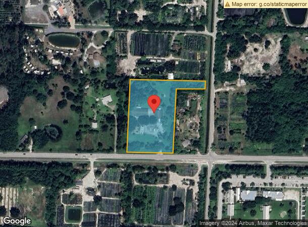  14563 Okeechobee Blvd, Loxahatchee, FL Parcel Map