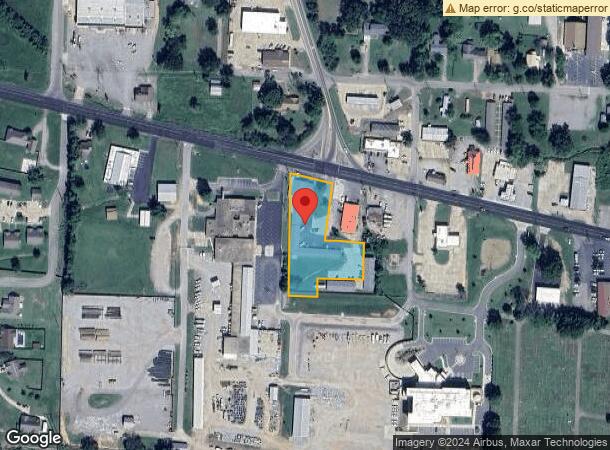  1711 W Commercial St, Ozark, AR Parcel Map