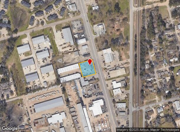  829 S Frazier St, Conroe, TX Parcel Map