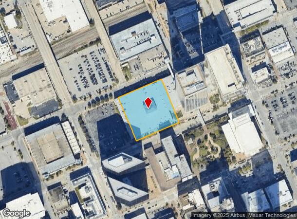  2 E 1St St, Tulsa, OK Parcel Map