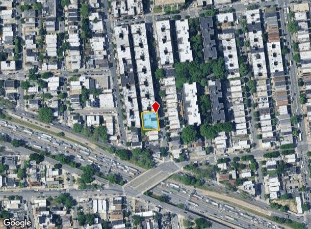 1427 Taylor Ave, Bronx, NY Parcel Map