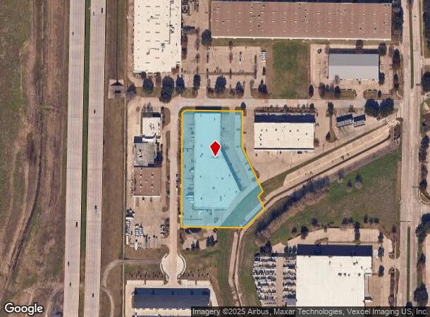 1711 Briercroft Ct, Carrollton, TX Parcel Map