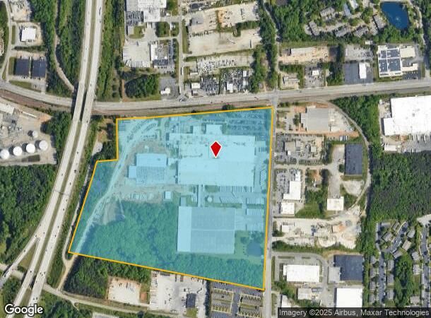 100 S Swing Rd, Greensboro, NC Parcel Map