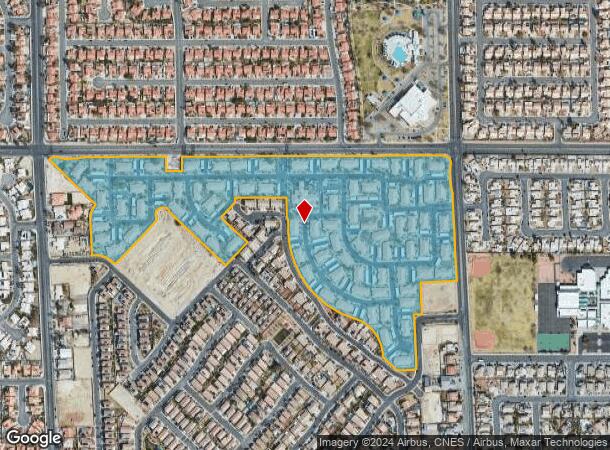  3949 W Alexander Rd, North Las Vegas, NV Parcel Map