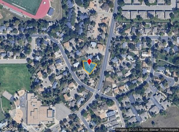  1203 Centaur Cir, Lafayette, CO Parcel Map