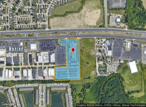  21560 Hall Rd, Clinton Township, MI Parcel Map