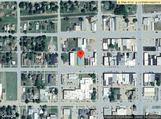  217 W Broadway St, Anadarko, OK Parcel Map