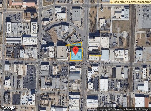  1101 N Broadway Ave, Oklahoma City, OK Parcel Map