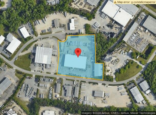  7700 Boeing Dr, Greensboro, NC Parcel Map