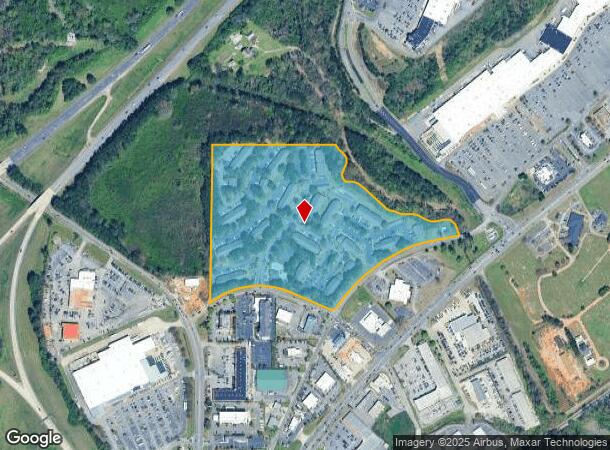  600 Meadows Dr, Birmingham, AL Parcel Map